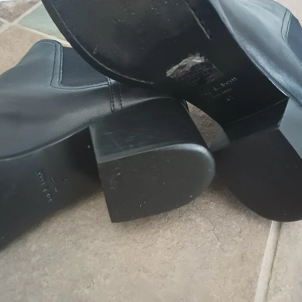 rag & bone Walker Black Leather Chelsea Boot